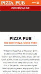 Mobile Screenshot of pizzapub.com